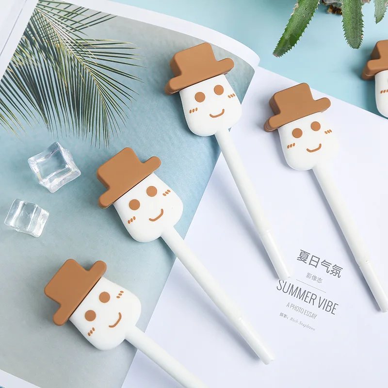 

Smile Face Snowman Ice Cream Gel Pen Ink Pen Promotional Gift Stationery School & Office Supply