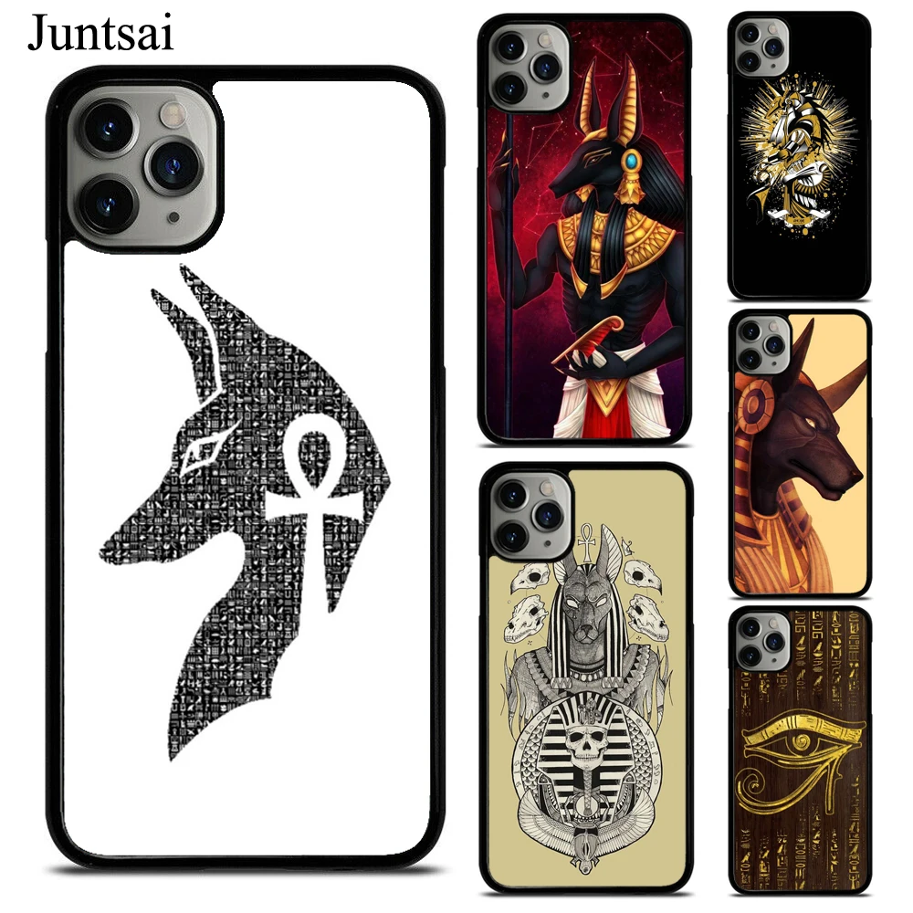 Чехол Anubis с изображением египетского Бога для iPhone 13 Pro Max 12 Mini 11 X XR XS SE 2020 6S 7 8 Plus