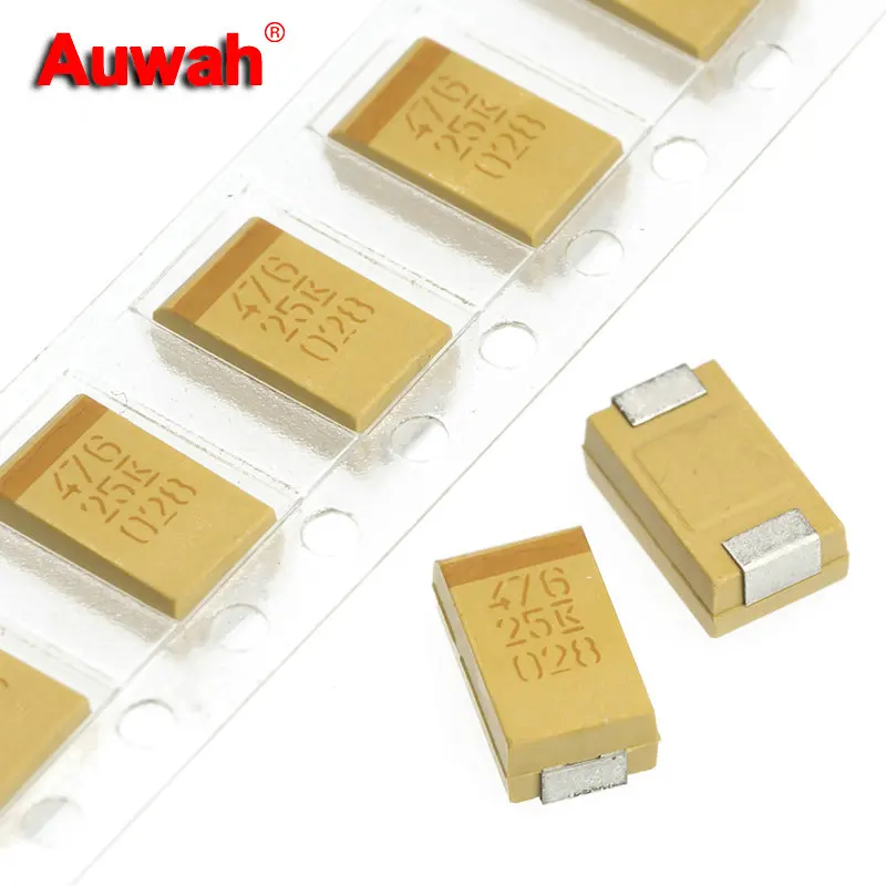 Capacitor De T&acirc;ntalo SMD 47 &micro;F 16 V 7343 (D) - - Rob&oacute;tica E