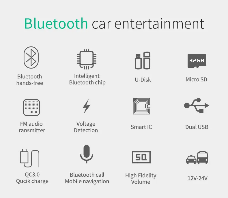 OMESHIN Автомобильный MP3-плеер Bluetooth автомобильный комплект MP3-плеер BT53Q FM передатчик Беспроводной руки sd-карта двойной зарядное устройство usb
