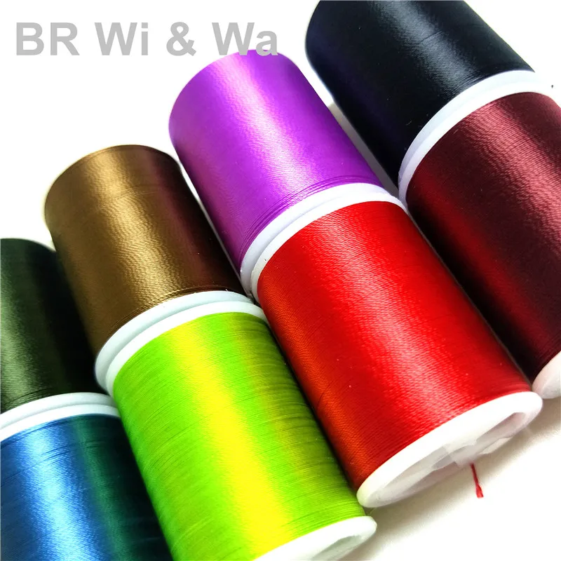 3pcs BR Wi&Wa Nylon Thread 150m/Spool 150D Fishing Rod Component DIY Rod Building Repair rod winding thread,fishing rod component