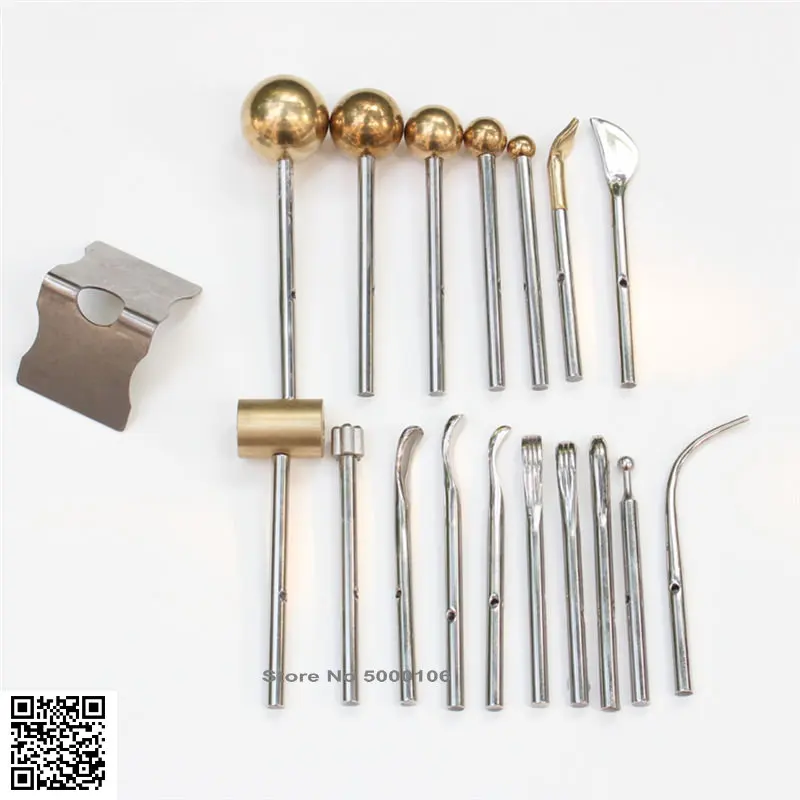 Hand-made Flower Tools Scalding Tool Matching Scalding Tool Copper Scalping 17 Head