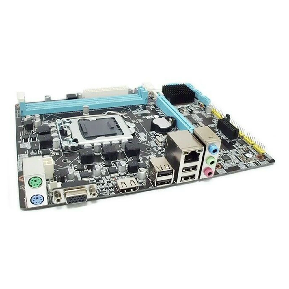 

Control Board Controller Accessories CPU Motherboard H55 Stable Mainboard LGA1156 Replacement Desktop Computer Supports I3 I5 I7