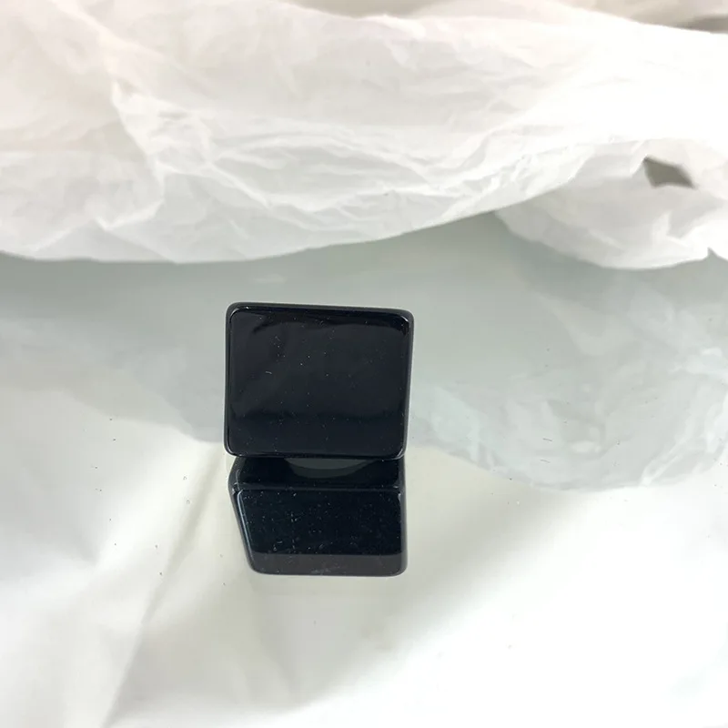 Fashion Multicolor Acrylic Resin Finger Ring For Women Vintage Colorful Geometric Square Ring Wedding Bands Party Birthday Gift finger ring wedding rings wedding ring
