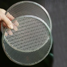 Новая сковорода Для Выпечки Пиццы круглый 25,5 см лоток с отверстиями кухонные инструменты из нержавеющей стали