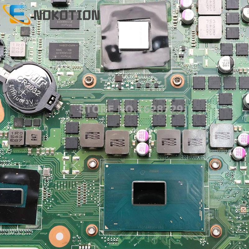 NOKOTION для hp павильон 15-AK Seies Материнская плата ноутбука DAX1PDMB8E0 832848-001 15,6 ''SR2FQ I7-6700HQ cpu GTX 950M 4GB GDDR3
