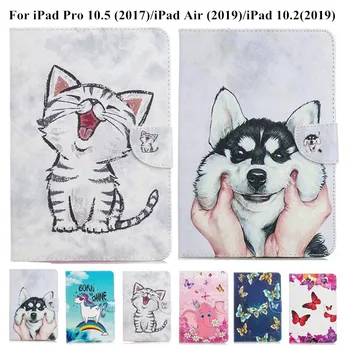 

For iPad Air 3 Pro 10 5 2019 2017 Case Cute Unicorn Cat Magnetic Tablet Cover for Apple iPad 10.2 2019 7 Generation Case Kids