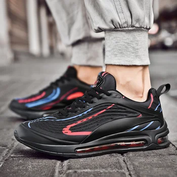 

Spring/Autumn Men Shoes Sport Shock Absorption Running Shoes Male Anti Slip Men Sneakers Shoe Large Size 39-47 Walking Shoes Men