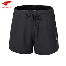 Женские шорты для йоги, быстросохнущие, дышащие, спортивные, для бега, фитнеса, на завязках, пляжные шорты, одежда для плавания, йоги, SH302