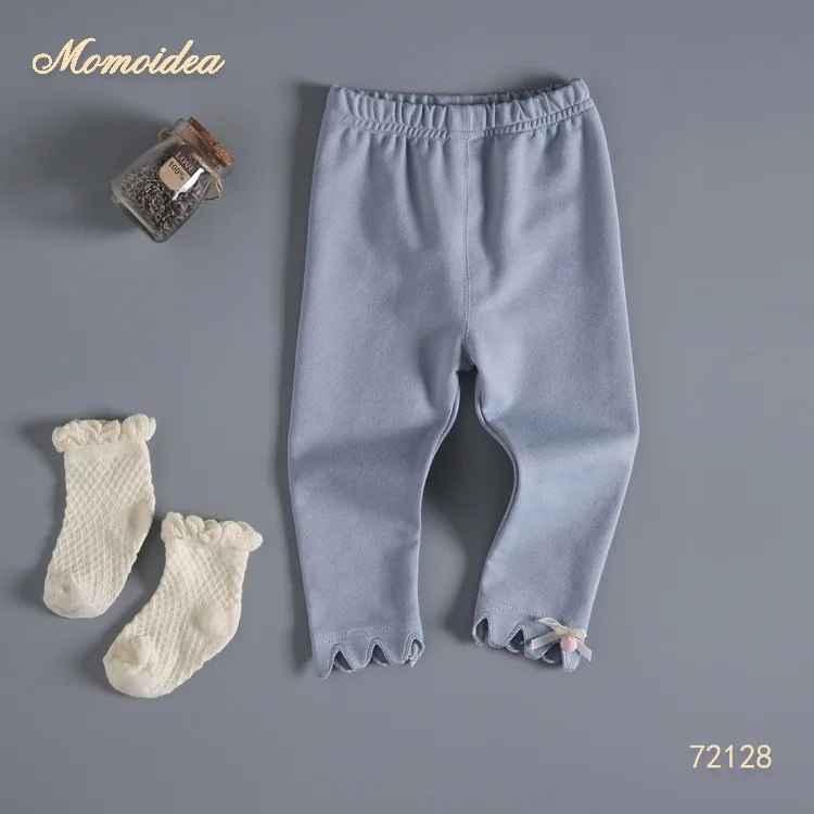 Momoidea/детская одежда; коллекция года; сезон осень; стиль; брюки для девочек; милые детские мягкие хлопковые леггинсы; сезон весна-осень