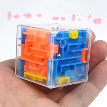 

1pcs 3D Magic Speed Cube Magical Maze Labyrinth Rolling Toys Learning Puzzle Maze Ball For Kid Children Toy Christmas Gift