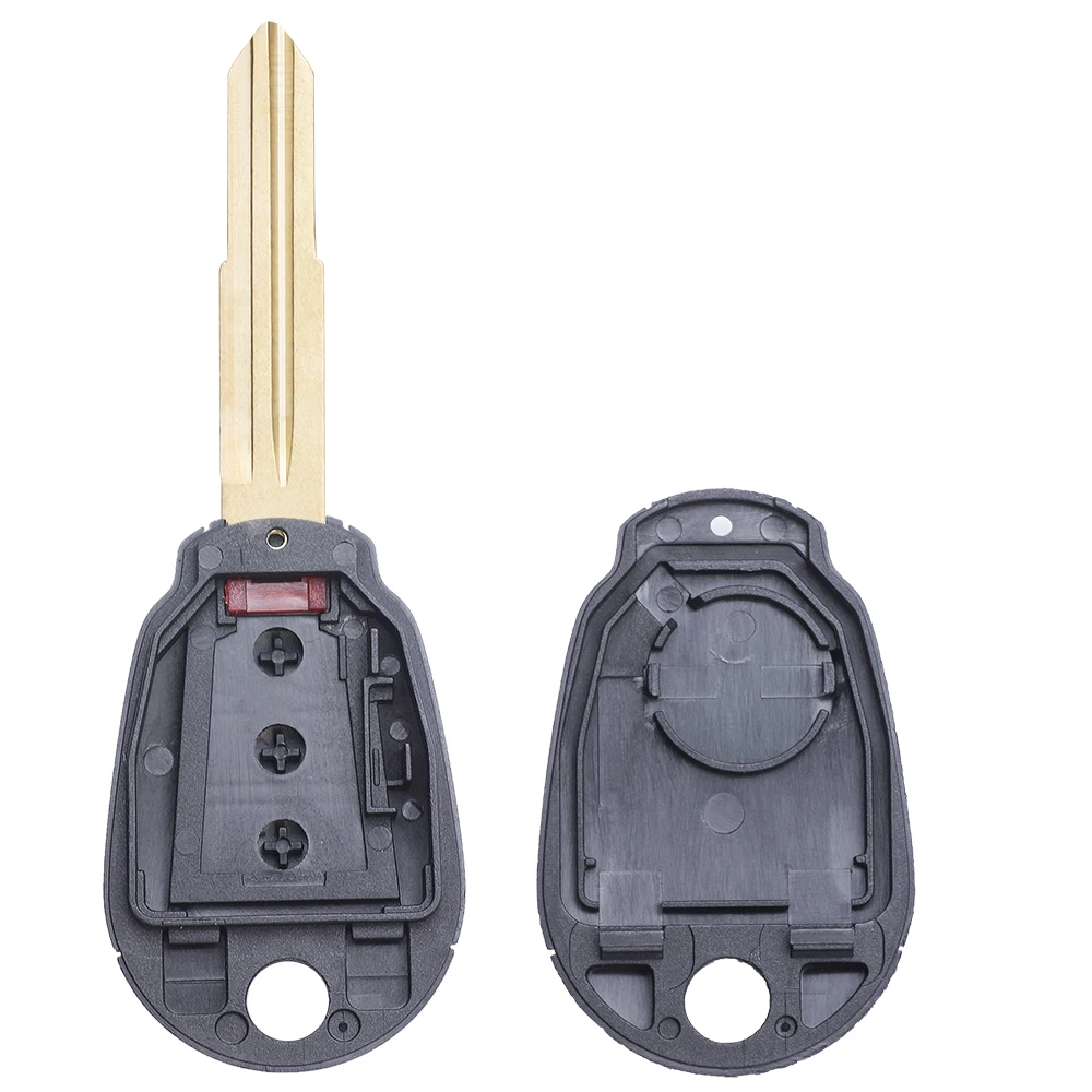 KEYECU 10 шт. для hyundai для Kia дистанционного ключа автомобиля оболочки чехол Корпус fob крышка Uncut Blade 3 кнопки
