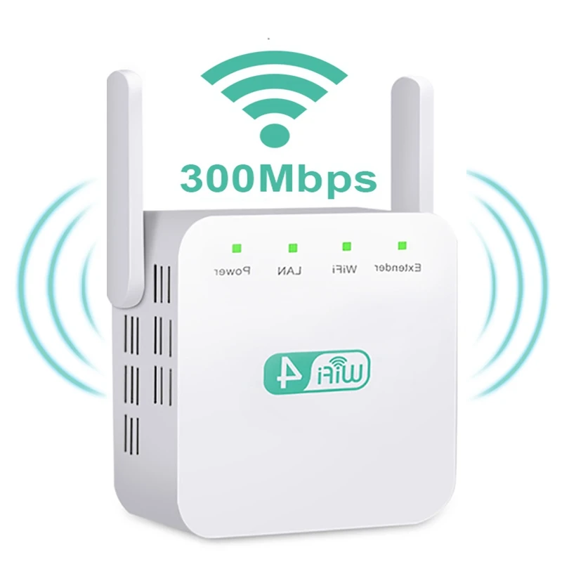 300Mbps Wireless WiFi Repeater Wifi Extender Amplifier Long Range Wifi Signal Booster Ultraboost Wifi Repiter Access 1