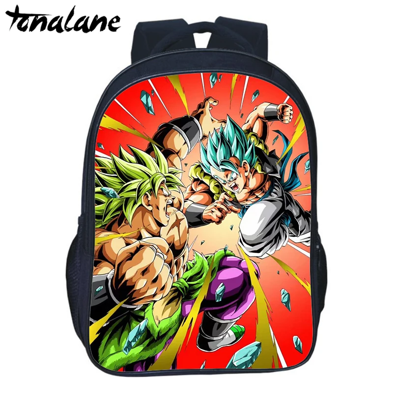 Аниме Dragon Ball Супер школьные сумки для женщин и мужчин повседневный рюкзак Супер Саян Гоку Вегета рюкзак для путешествий Детские рюкзаки - Цвет: 9