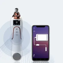 Wifi Визуальный Электрический инструмент для удаления черных точек кисточка для чистки пор вакуумный отсос акне насосы микроскопическая красота телефон общего назначения
