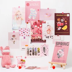 Cartes de vœux en couleurs, 16 pièces/ensemble Ins Art rétro, peintures célèbres, accessoires de Photo, décoration de Collocation à faire soi même, autocollant mural 