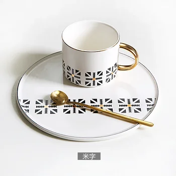 

Japanese Luxury Coffee Cup Creative Ceramic High Quality Bone China Cup Simple Tazas Creative Tasse Cafe Coffee Tea Cup BA60BYD