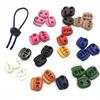 30Pcs Two Hole Plastic Stopper Cord Lock Tighten Spring Cord End Buckles DIY Adjustable buckle for sportswear/shoes/elastic band 1