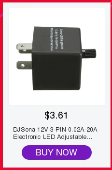 12V 3-PIN 0.02A-20A электронный светодиодный регулируемый мигалка реле для поворота сигнальный светильник мигалка