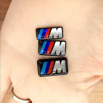 

5pcs Self-Adhesive M Tec Sport BADGE STICKER EMBLEM fits BMW M3 M5 M6 Wheel New