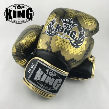 

TOP KING BOXING GLOVES Topking gloves cowhide leather MMA KICKBOXING TK01 muaythai fighters professional man training