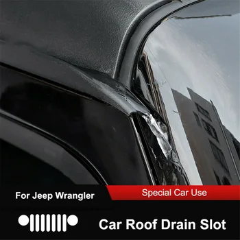 

Parts Water Rain Gutter Accessories Mouldings Trim For Jeep Wrangler JL 2018-2020 2 PCS Useful