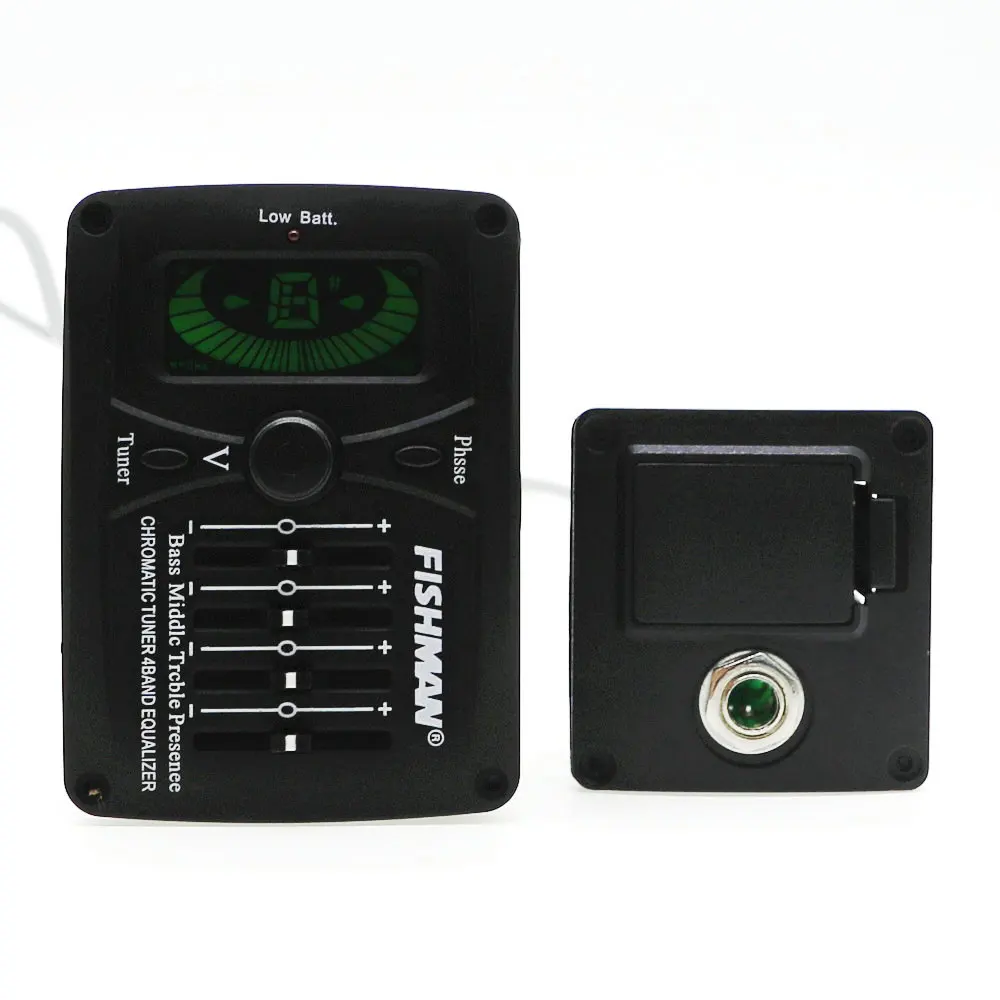 

Fishman Guitar Pickup Preamp EQ Tuner Piezo Pickup Equalizer System Acoustic Guitar Pickups