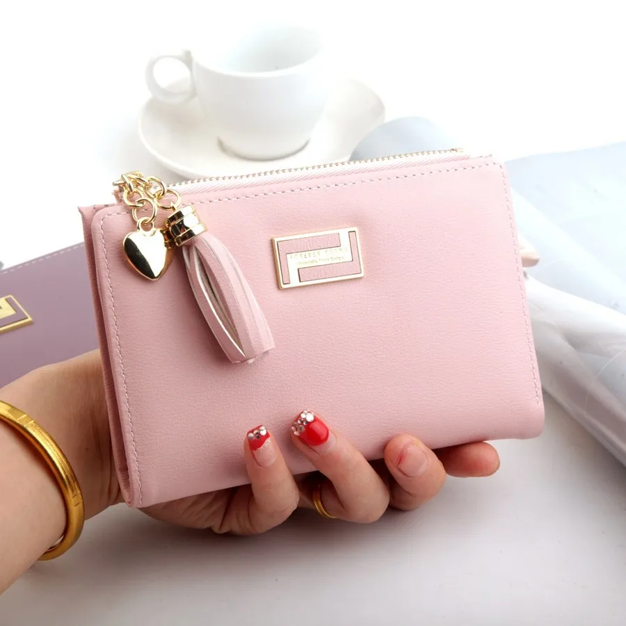 

Fashion Ladies Multi-function Wallet Buckle Zipper Female Wallets Multi-card Position Foldable Long Section Purse Money Holders