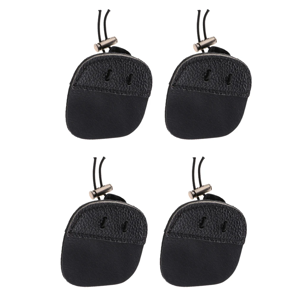 Perfeclan Wear-resistant 3 Under Finger Tabs Recurve Bow Archery Protective Equipment Pack of 2