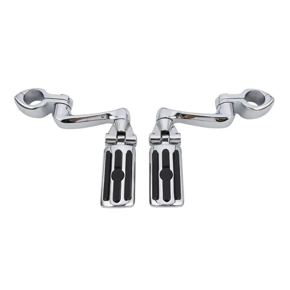 

Motorcycle 1 1/4" Engine Guard Highway Male Mount Foot Peg For Harley Honda