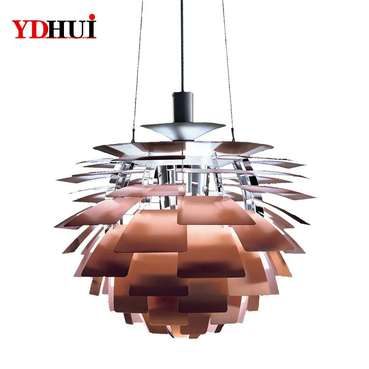 Современная индивидуальная лампа pinecone droplight для гостиной столовой играет роль