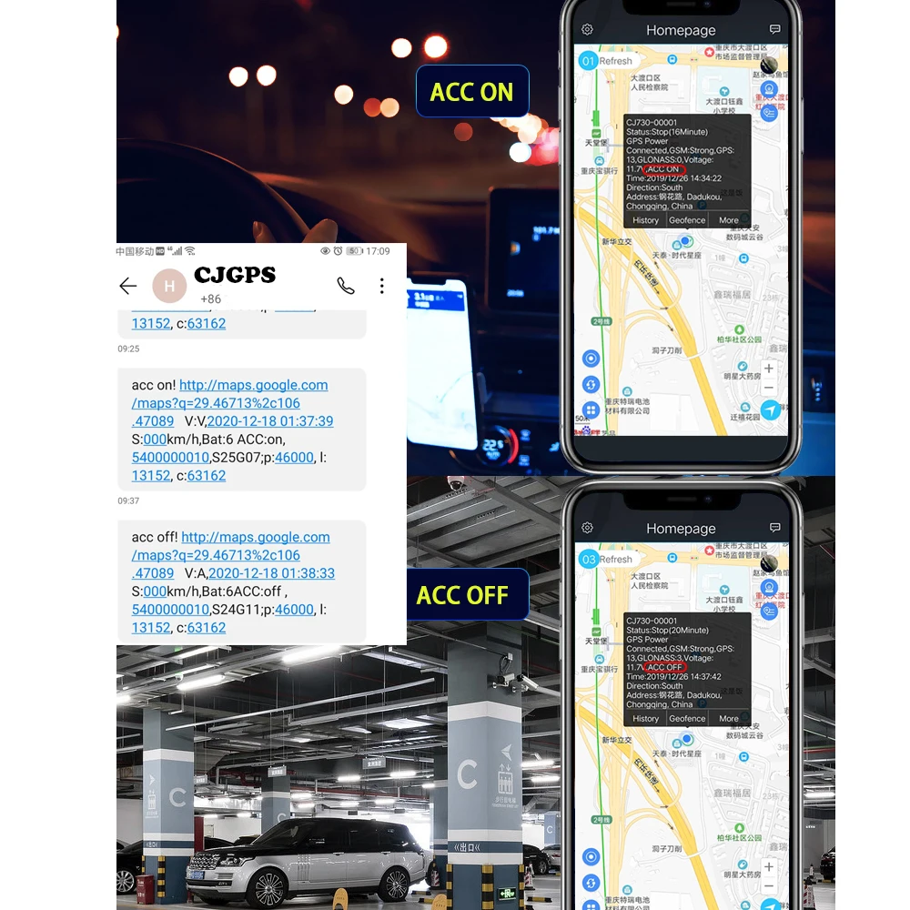 Motorcycle Car Relay GPS Tracker 4G 95V Tracking System