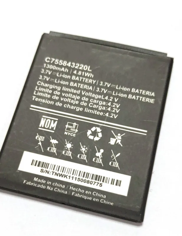 Westrock 1300mAh C755843220L для мобильного телефона Blu Studio G2 Plus|Аккумуляторы мобильных