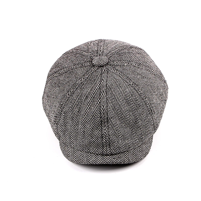LIUWEISHUN Retro Striped Newsboy Caps Men Hats Unisex Women Vintage Octagonal Hats Painter Cap Cotton Spring Beret Visor Hat Cap