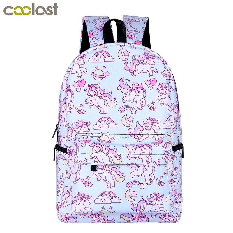 unicorn book bags for school