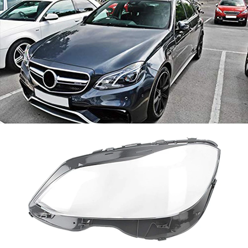 left Объектив фары прозрачные линзы Авто оболочка Крышка для Mercedes-Benz W212 - Цвет: left
