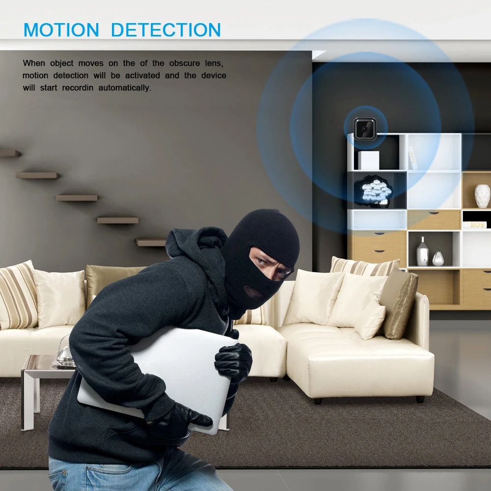 4K WiFi мини-видеокамеры 814B HD IP Беспроводная камера 120 ° широкоугольный объектив для домашних животных Детский Монитор ночное видение ИК видеонаблюдение