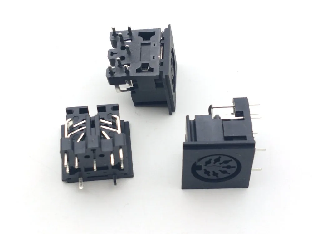 50 шт. 5 Pin 6PIN 7PIN 8PIN DIN PCB розетки аудио адаптер