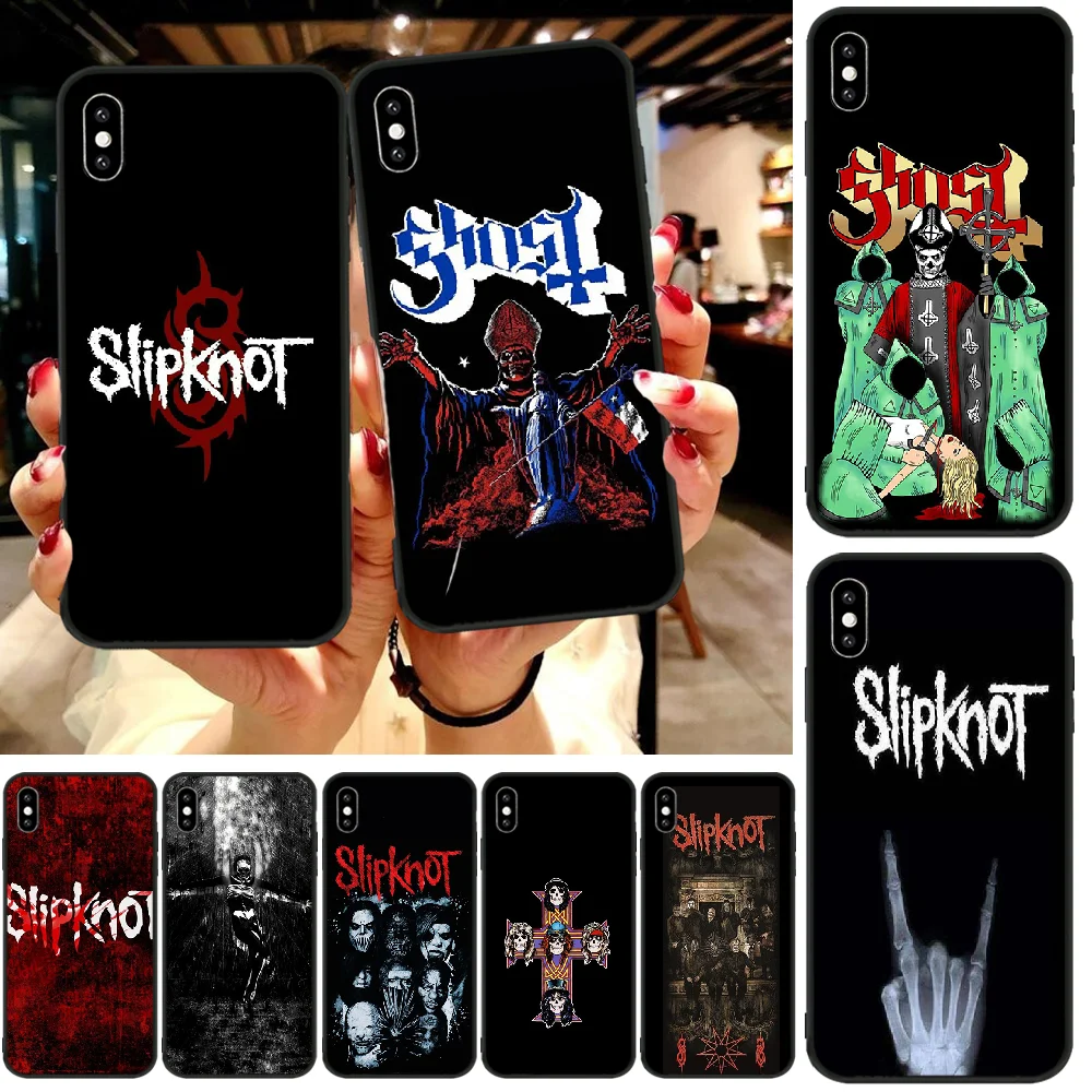 Мягкий силиконовый чехол для телефона BaweiTE Slipknot Rock iphone6 6s plus 7 8 X XR XS MAX 11 Pro Max |