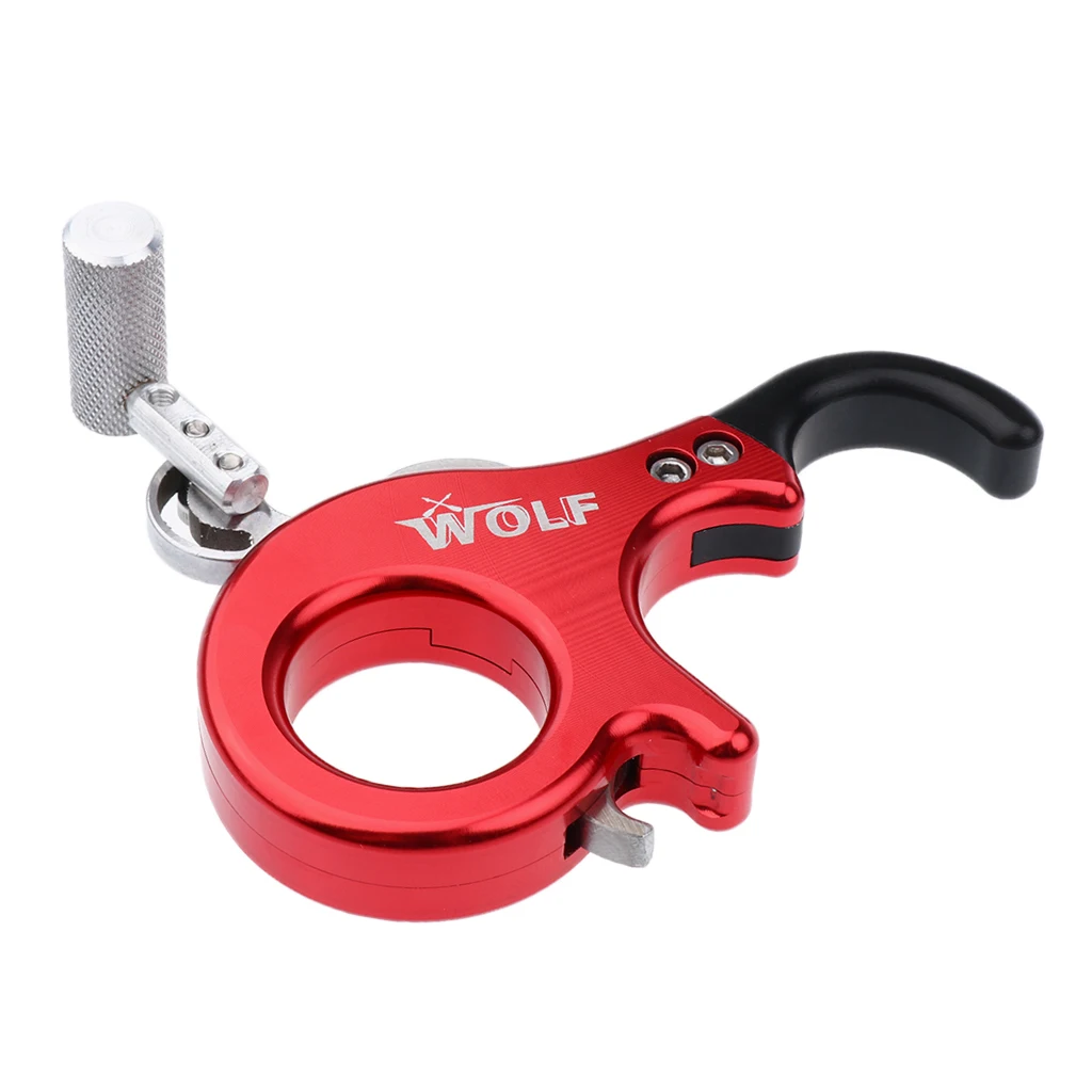 Outdoor Bow Release Grip 3 Finger Caliper Compound Bow Archery Release Aid Aids Grip Caliper For Hunting Shooting Accessories