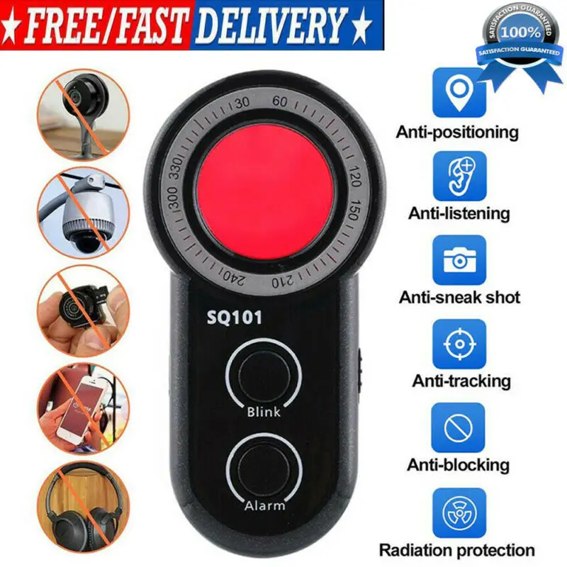 RF Tracker  Signal Anti-spy Wave Full-Range Camera Scan Wireless Detector Finder