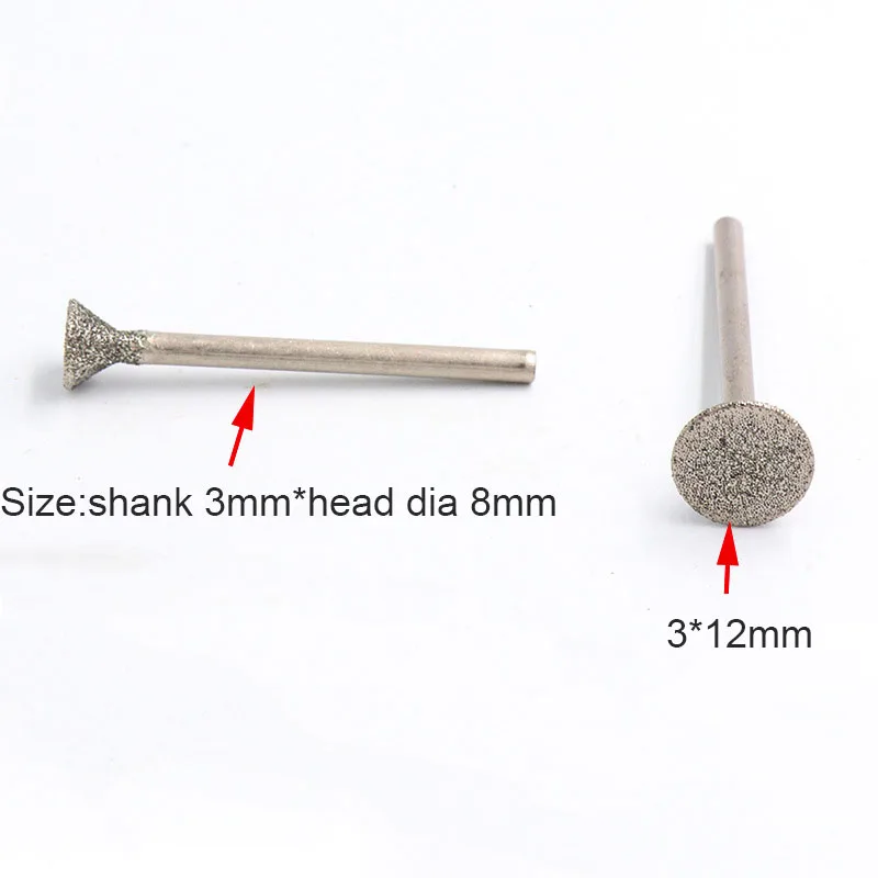 Рисунок 3 - алмазная шлифовальная головка нефритовый