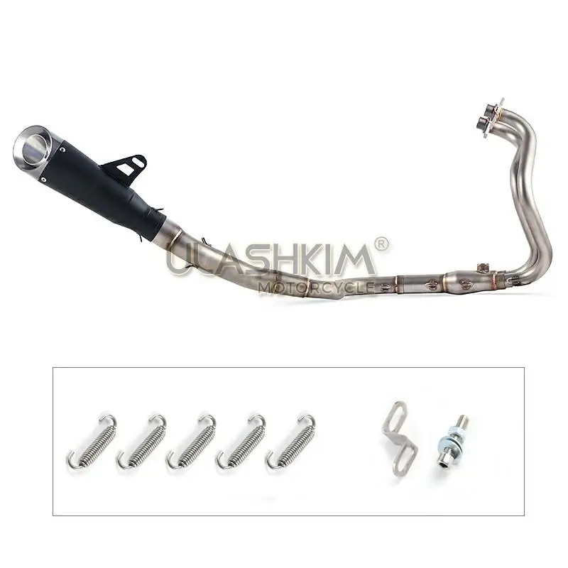 Полная выхлопная система мотоцикла без шнуровки для kawasaki Ninja 250 250R 300 Ninja250 ninja300 средняя труба с DB-KILLER