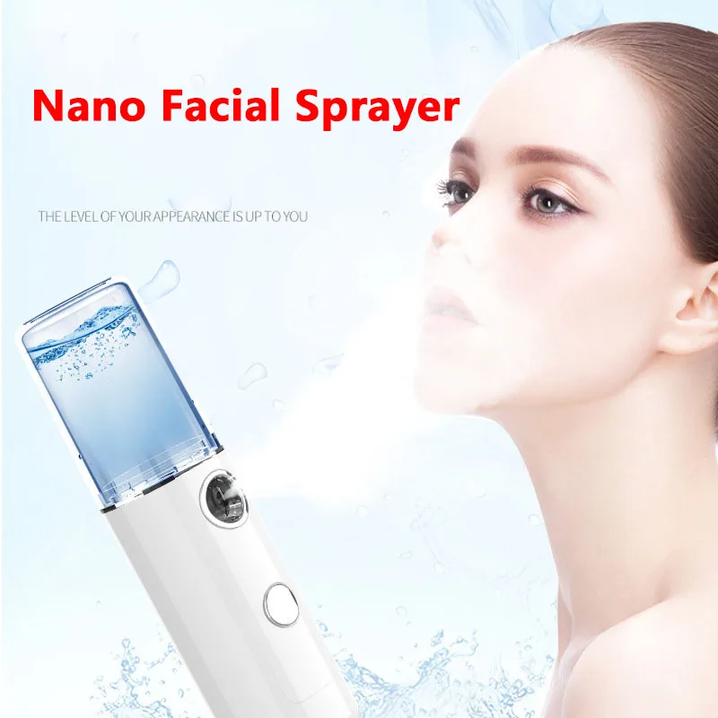 

Mini Nano Facial Sprayer Portable Mist Spray Nebulizer Face Steamer Humidifier Moisturizing Women Beauty Skin Care Tools