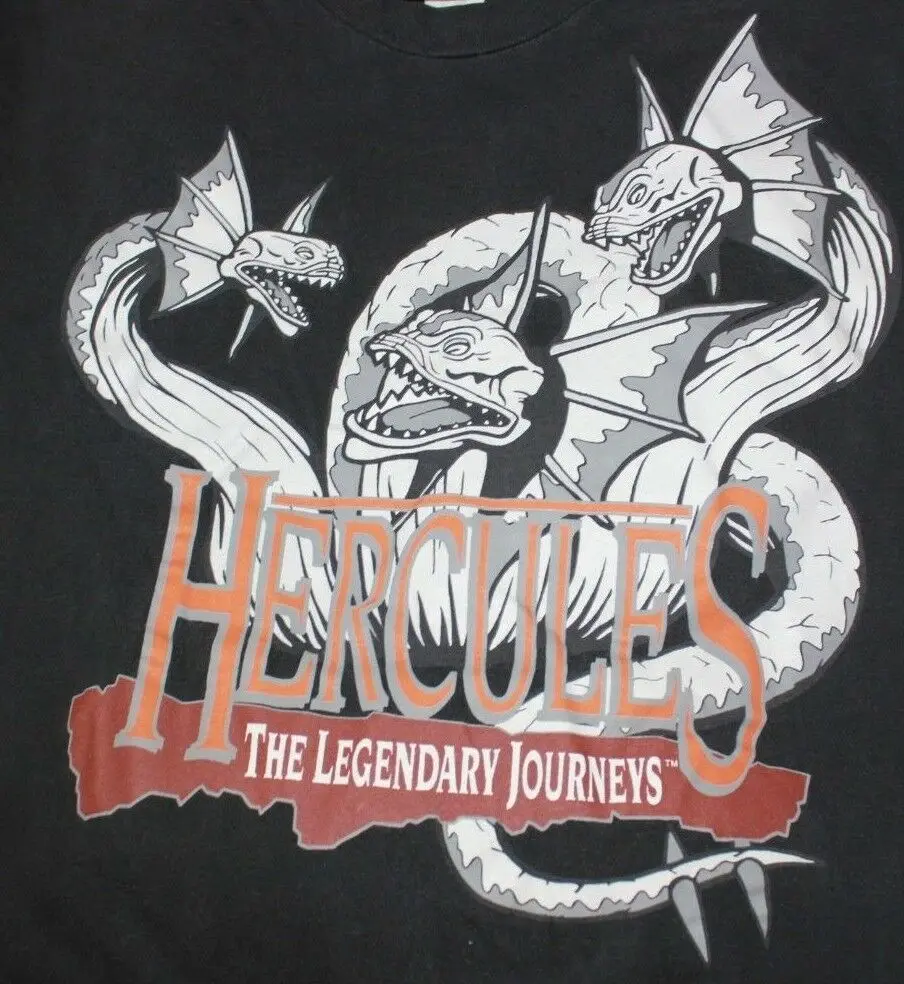 Футболка Hercules the legendary journey Мужская Размер XL xbig dragon черная редкая унисекс больше размеров и цветов