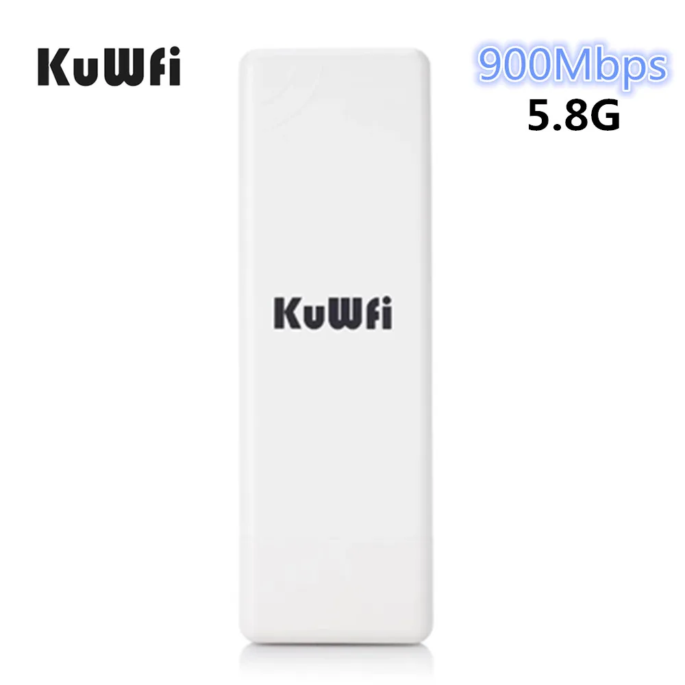 KuWFi 2 км беспроводной Открытый CPE WIFI маршрутизатор 5 8G 900 Мбит/с точка доступа AP 1000