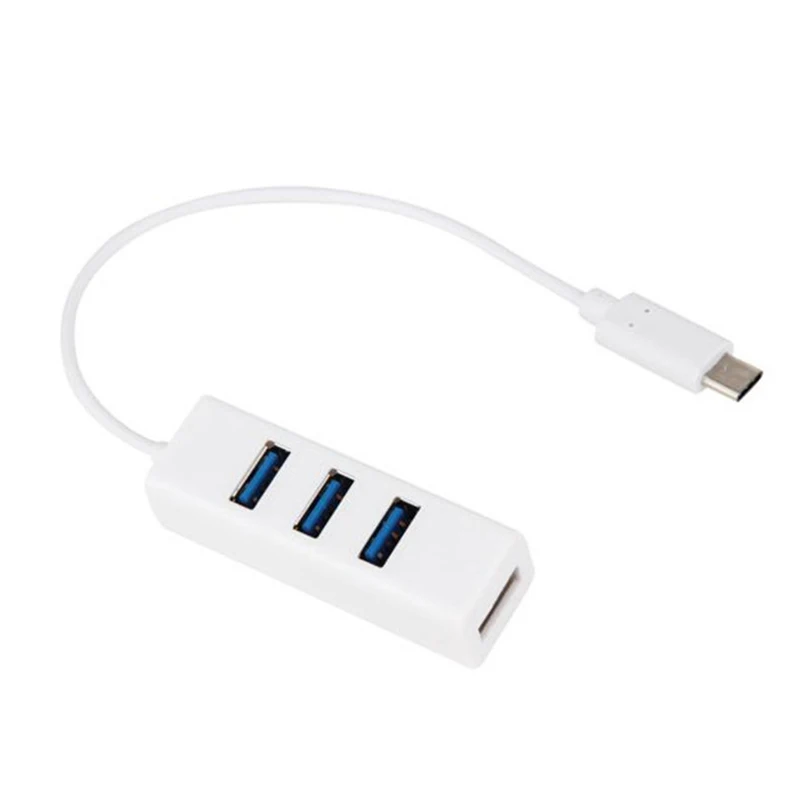 XLH-541C USBHUB type-C3.1 до четырех 2.0HUB 3.1HUB концентратор TYPE-C одной точке квадранта (белый) |