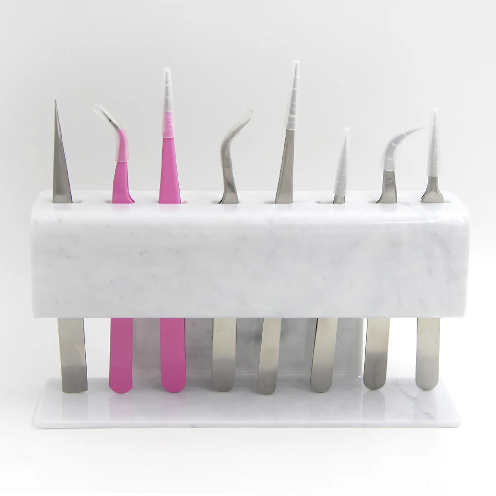 

Acrylic tweezers stand Eyelash tweezers holder Eyelash Tweezer Storage Tweezers Shelf Holder