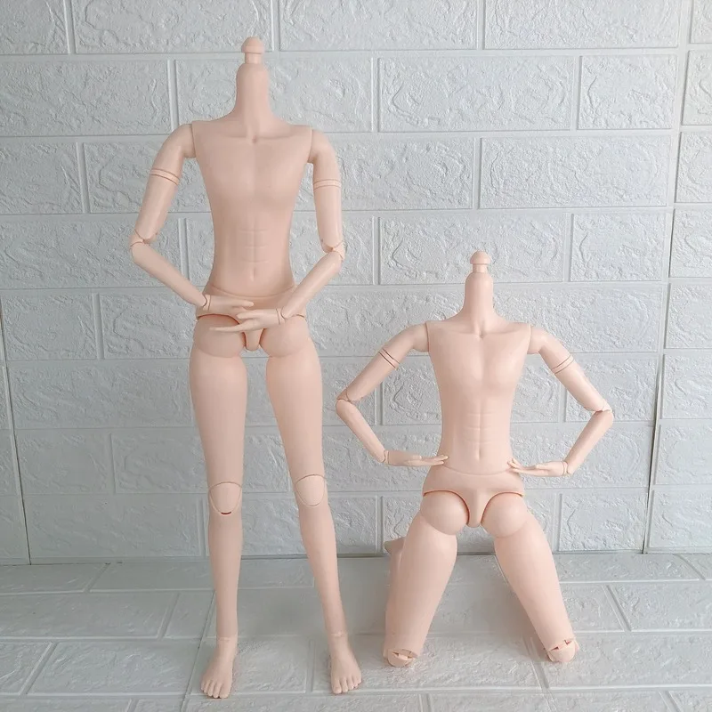 1/3 BJD poupées peau normale hommes nu muscles corps de poupée 60cm 21 pièces de poupée articulées mobiles pour jouets de bricolage