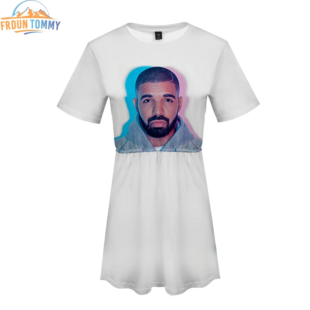 2019 новый стиль Drake 3D одежда печать летние женские классные и удобные повседневные